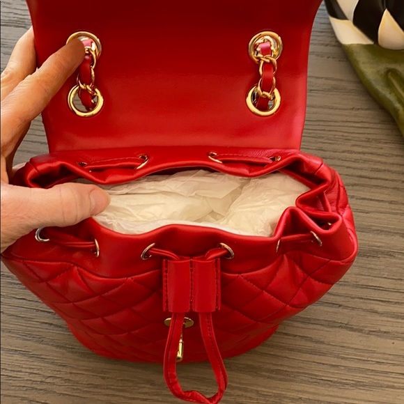 Brand New Red Chanel Backpack - Picture 6 of 8